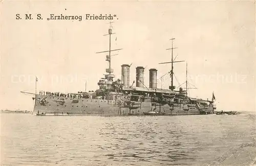 AK / Ansichtskarte Marine S.M.S. Erzherzog Friedrich  
