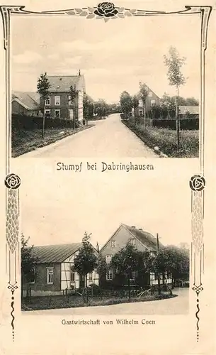 AK / Ansichtskarte Stumpf_Dabringhausen Gasthaus von Wilhelm Coen 