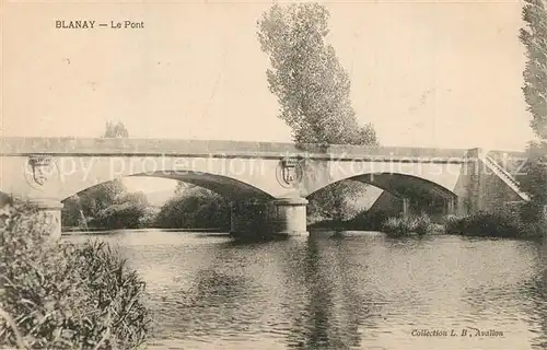 AK / Ansichtskarte Blannay Pont sur le Cure Blannay