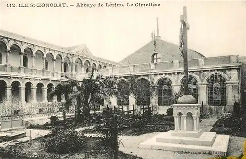 AK / Ansichtskarte Ile_Saint Honorat_Alpes_Maritimes Abbaye de Lerins Cimetiere Ile_Saint Honorat