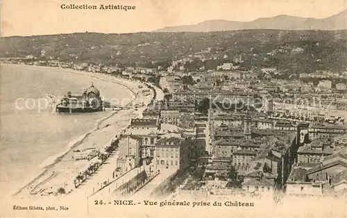 AK / Ansichtskarte Nice_Alpes_Maritimes Vue generale prise du Chateau Cote d Azur Nice_Alpes_Maritimes