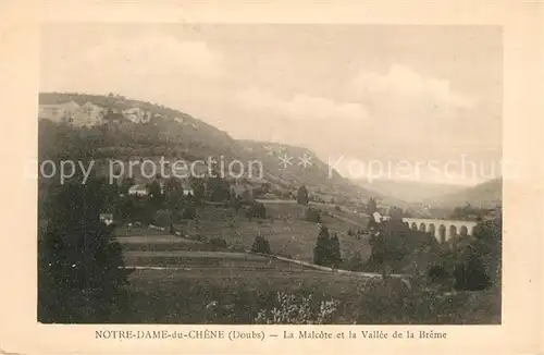 AK / Ansichtskarte Scey Maisieres Notre Dame du Chene La Malcote et Vallee de la Breme Scey Maisieres