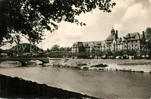AK / Ansichtskarte Besancon_Doubs Cite Universitaire et Pont Canot Besancon Doubs