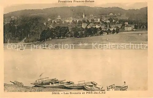 AK / Ansichtskarte Les_Brenets et Pre du Lac Frontiere Franco Suisse Les_Brenets