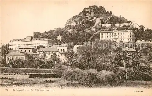 AK / Ansichtskarte Hyeres_les_Palmiers Chateau Hyeres_les_Palmiers