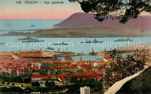AK / Ansichtskarte Toulon_Var Vue generale La Rade Cote d Azur Toulon_Var