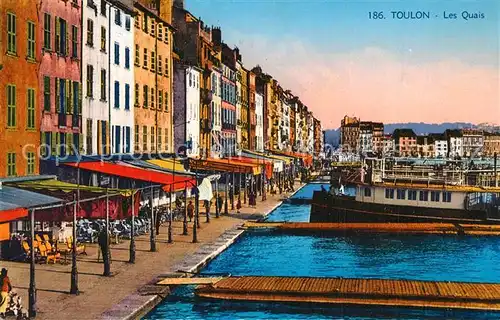 AK / Ansichtskarte Toulon_Var Les Quais Cote d Azur Toulon_Var