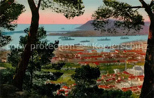 AK / Ansichtskarte Toulon_Var Vue generale La Rade Cote d Azur Toulon_Var