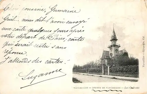 AK / Ansichtskarte Vaucresson Les Cadrans Vaucresson