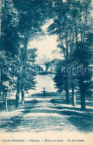 AK / Ansichtskarte Vanves Lyc?e Michelet Parc  Vanves