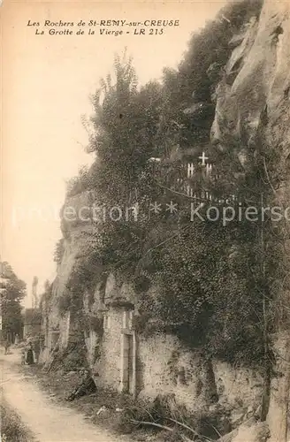 AK / Ansichtskarte Saint Remy sur Creuse La Grotte de la Vierge Saint Remy sur Creuse