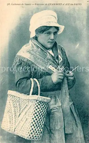 AK / Ansichtskarte Chambery_Savoie Aix les Bains Costumes de Savoie Tracht Chambery Savoie