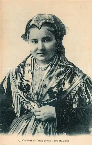 AK / Ansichtskarte Bourg Saint Maurice Costumes de Savoie Tracht Bourg Saint Maurice
