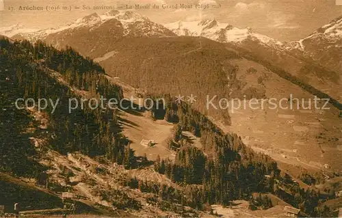 AK / Ansichtskarte Areches_Beaufort_Savoie Massif du Grand Mont Areches_Beaufort_Savoie