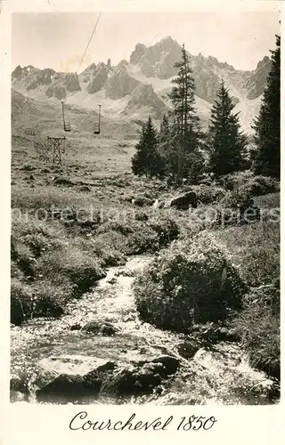 AK / Ansichtskarte Courchevel la Saulire et Dent de Burgin  Courchevel