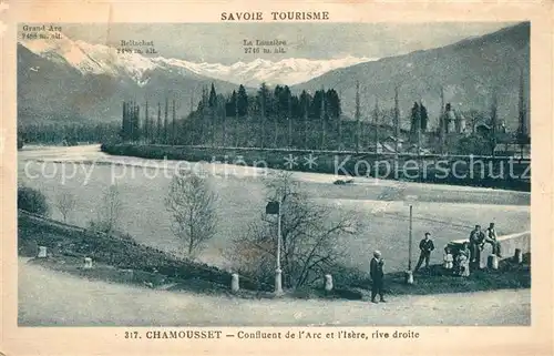 AK / Ansichtskarte Chamousset Confluent de l`Arc et l`Isere rive droite Chamousset