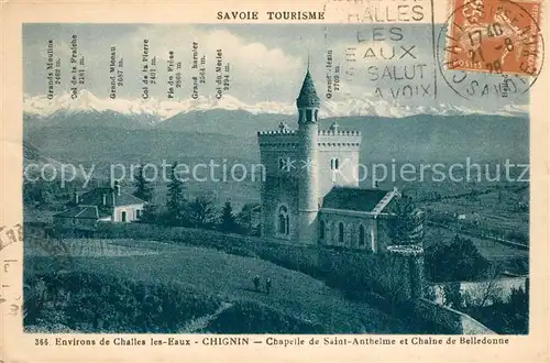 AK / Ansichtskarte Chignin Chapelle de Saint Anthelme Chignin