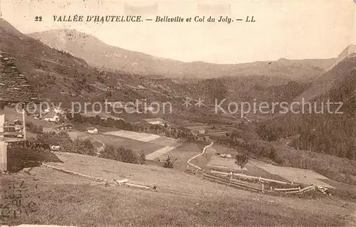 AK / Ansichtskarte Hauteluce Vallee et Col du Joly Hauteluce