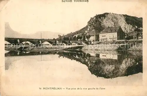 AK / Ansichtskarte Montmelian vue prise de la rive gauche de l`Isere Montmelian