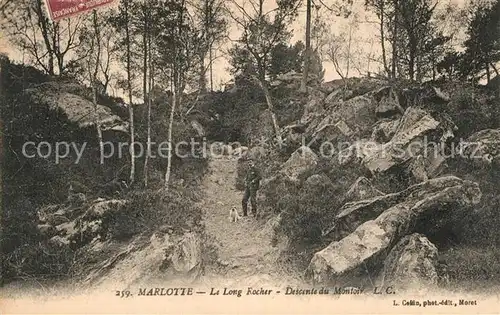 AK / Ansichtskarte Marlotte_Bourron Le Long Focher Descente du Montoir Marlotte Bourron