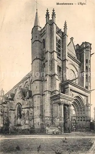 AK / Ansichtskarte Montereau Fault Yonne Eglise Montereau Fault Yonne