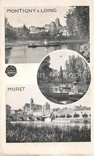 AK / Ansichtskarte Montigny sur Loing et Moret Vue partielle Montigny sur Loing