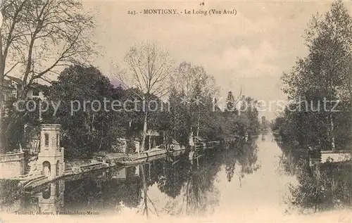 AK / Ansichtskarte Montigny sur Loing Vue Aval Montigny sur Loing
