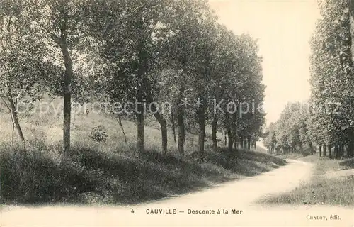 AK / Ansichtskarte Cauville Descente a la Mer Cauville