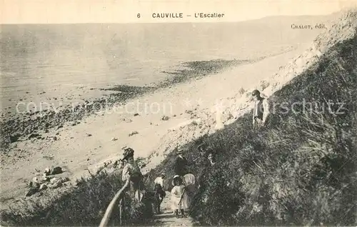 AK / Ansichtskarte Cauville sur Mer l Escalier Cauville sur Mer