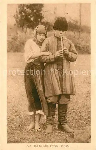 AK / Ansichtskarte Typen_Russland Hirten Typen_Russland