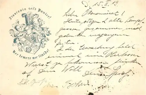 AK / Ansichtskarte Studentika Darmstadt  