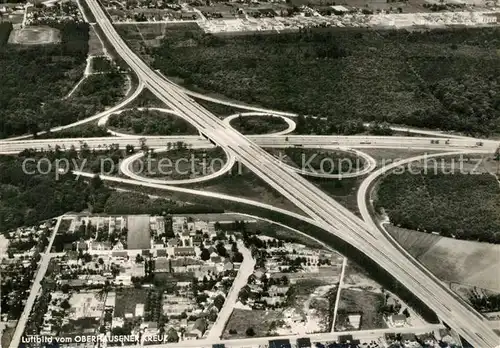 AK / Ansichtskarte Autobahn Fliegeraufnahme Oberhausener Kreuz 