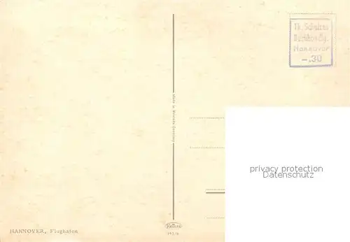 AK / Ansichtskarte Flughafen_Airport_Aeroporto Hannover  Flughafen_Airport