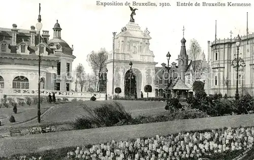 AK / Ansichtskarte Exposition_Universelle_Bruxelles_1910 Entree de Bruxelles Kermesse  