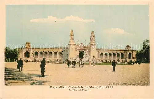 AK / Ansichtskarte Exposition_Coloniale_Marseille_1922  Grand Palais  Exposition_Coloniale