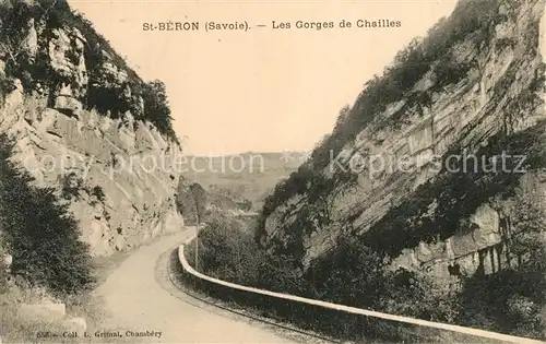 AK / Ansichtskarte Saint Beron Les Gorges de Chailles Saint Beron