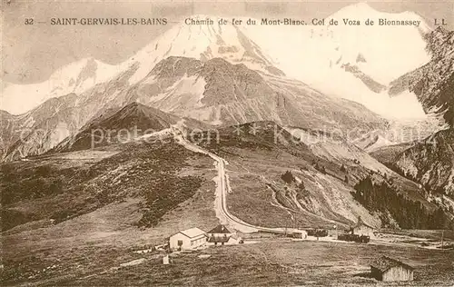AK / Ansichtskarte Saint Gervais les Bains Chemin de fer du Mont Blanc Saint Gervais les Bains