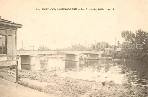 AK / Ansichtskarte Boulogne sur Seine Pont de Billancourt Boulogne sur Seine