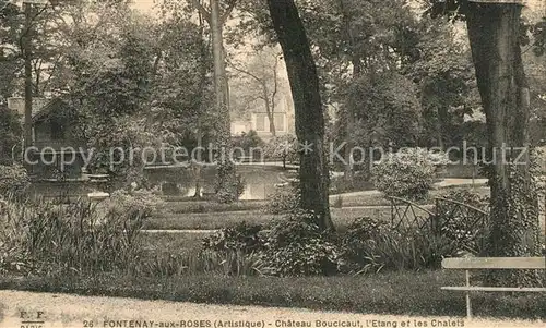 AK / Ansichtskarte Fontenay aux Roses Chateau Boucicaut Fontenay aux Roses