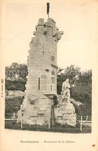 AK / Ansichtskarte Moulineaux Monument de la Defense Moulineaux