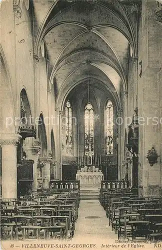 AK / Ansichtskarte Villeneuve Saint Georges Eglise Villeneuve Saint Georges