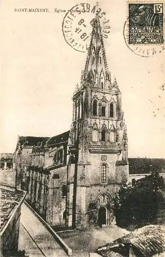AK / Ansichtskarte Saint Maixent l_Ecole Eglise paroissiale Saint Maixent l_Ecole
