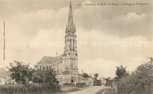 AK / Ansichtskarte Sable sur Sarthe Pelerinage de ND du Chene Basilique et Saint Sepulcre Sable sur Sarthe