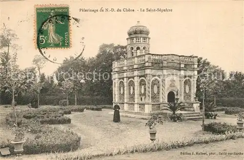 AK / Ansichtskarte Sable sur Sarthe Pelerinage de ND du Chene Le Saint Sepulcre Sable sur Sarthe