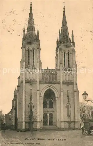 AK / Ansichtskarte Bourbon Lancy Eglise Bourbon Lancy