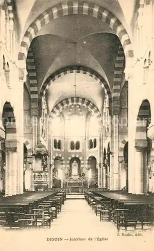 AK / Ansichtskarte Digoin Interieur de l Eglise Digoin