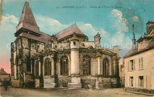 AK / Ansichtskarte Houdan Abside de lEglise St Jacques Houdan