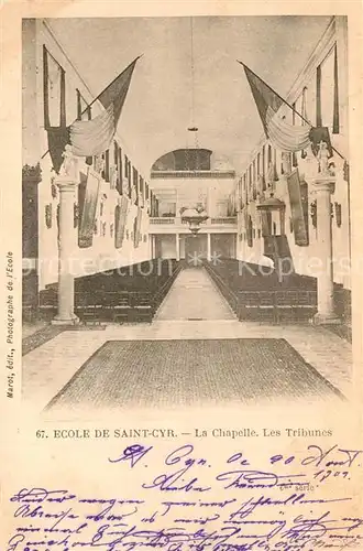 AK / Ansichtskarte Saint Cyr l_Ecole La Chapelle Les Tribunes Saint Cyr l_Ecole