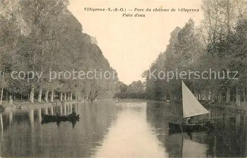 AK / Ansichtskarte Villepreux Parc du Chateau de Villepreux Piece d eau Villepreux