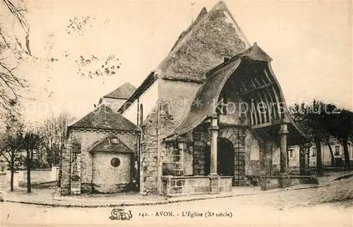 AK / Ansichtskarte Avon_Seine et Marne Eglise Avon Seine et Marne